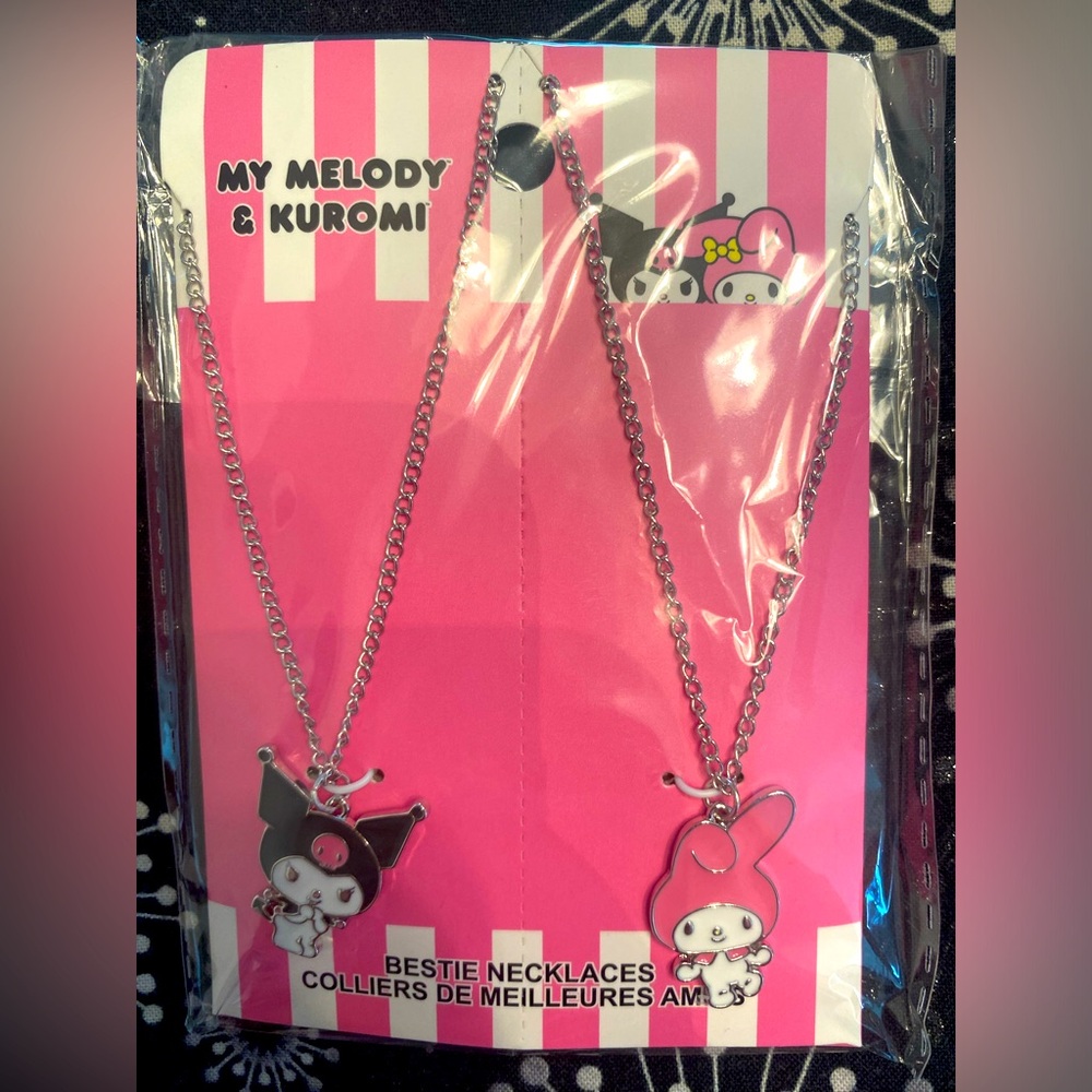 My Melody & Kuromi Bestie Necklaces Sanrio
